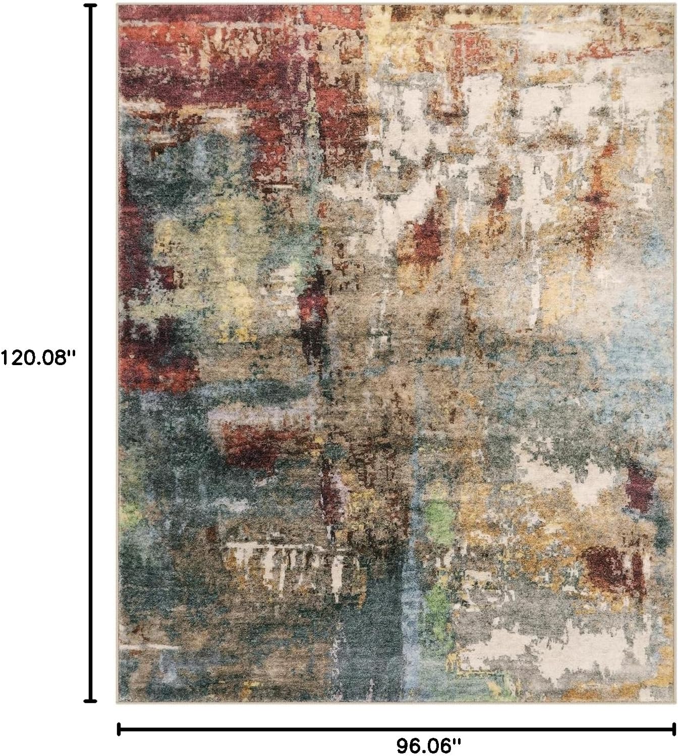 Thumbnail 1 de Lahome Modern Abstract Living Room Rug 8x10