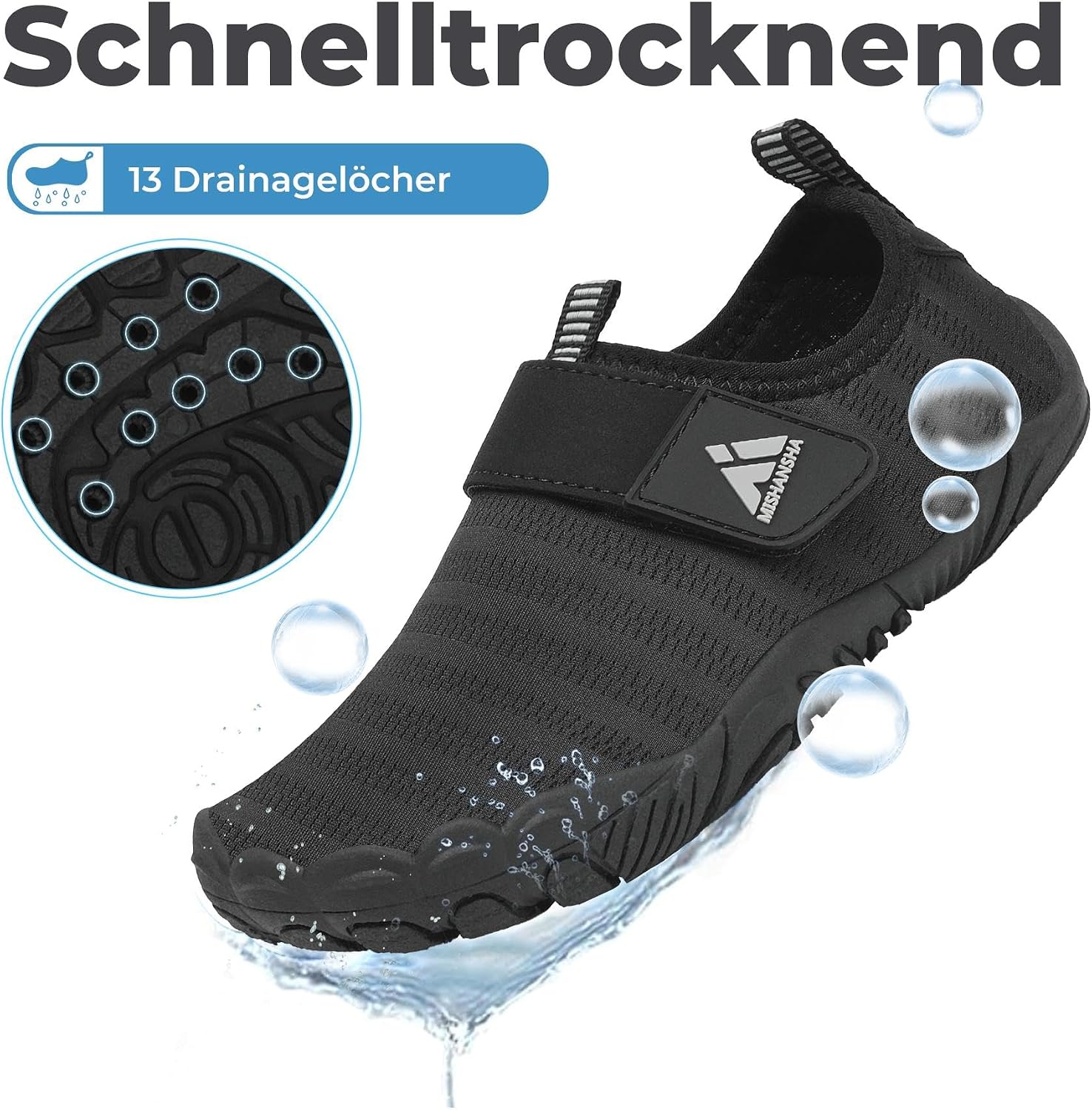 Detalle de Mishansha Chaussures Aquatiques Enfant Taille 24-35 EU