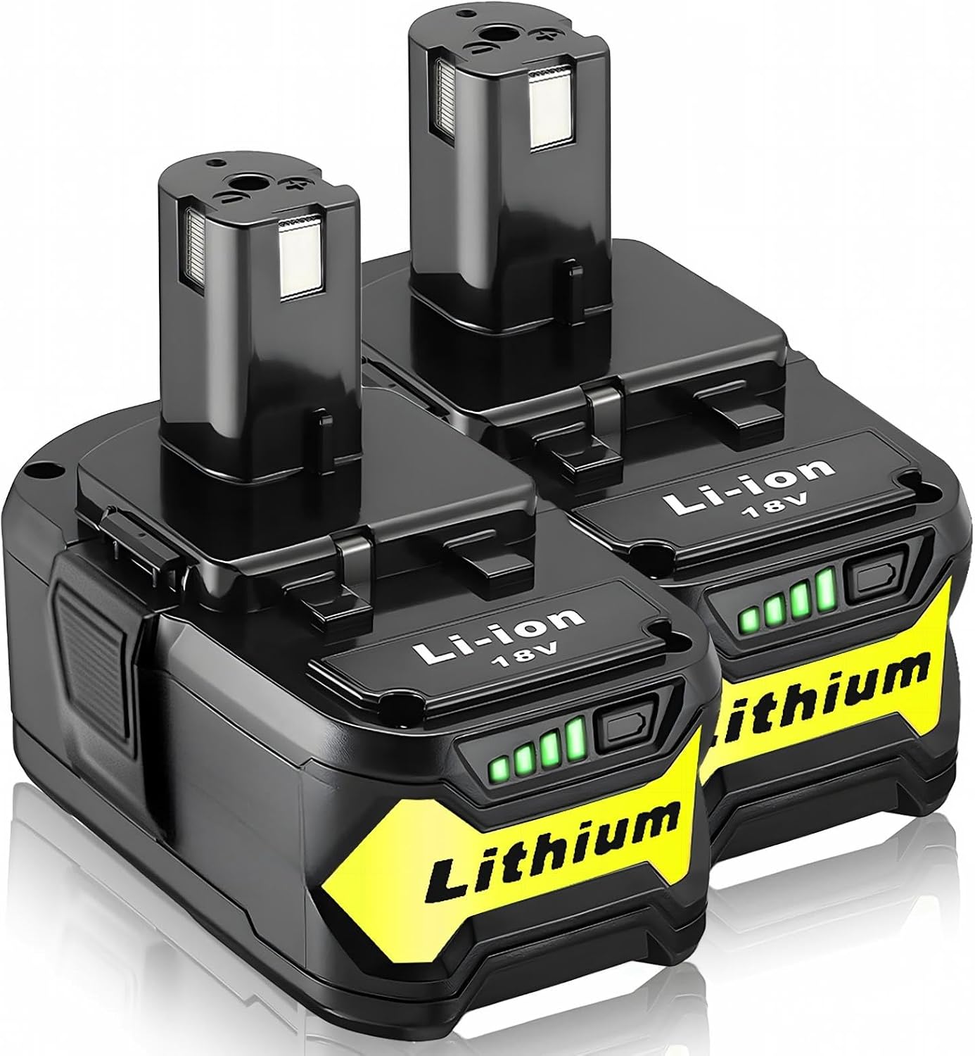 Detalle de Ultraxxis 18V Replacement Batteries, 6.0Ah Lithium-Ion, 2-Pack