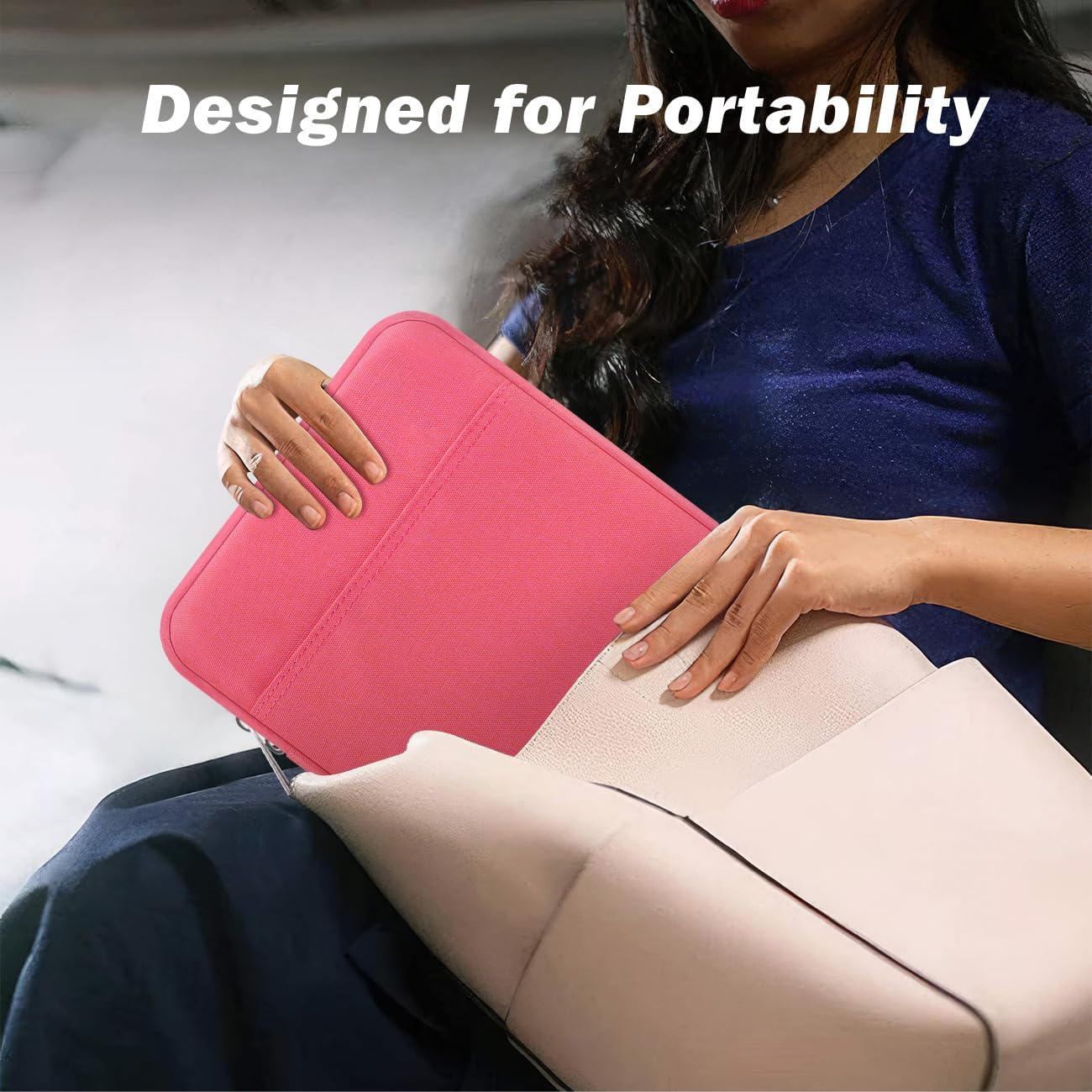 Detalle 2 de Dadanism 9-11 Inch Tablet Sleeve Bag in Watermelon Pink