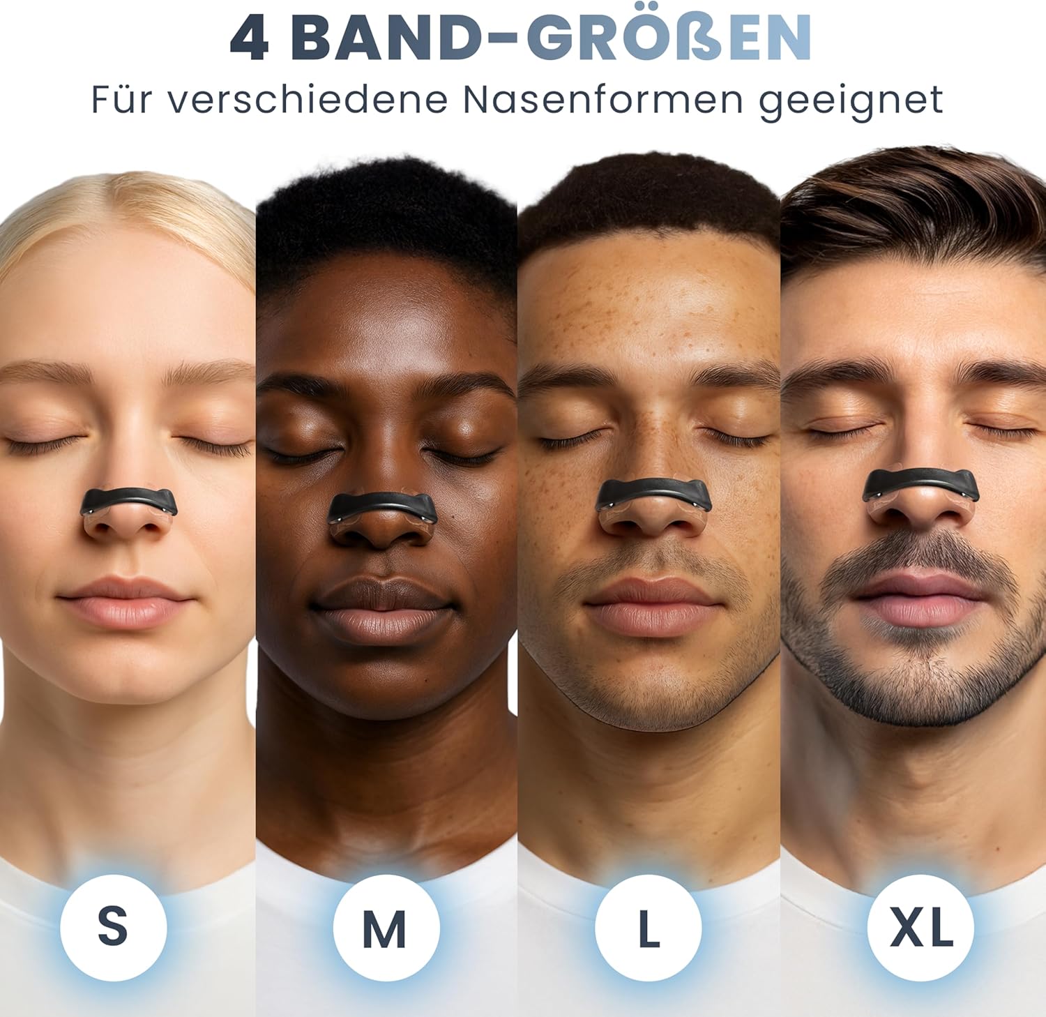 Detalle de Nasenpflaster Magnet (32 Tage) – magnetische Nasenpflaster gegen Schnarchen