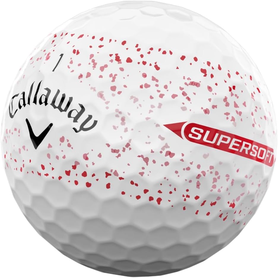 Detalle de Callaway SUPERSOFT 25 ゴルフボール 2ピース構造・低スピン・高弾道、12個入り