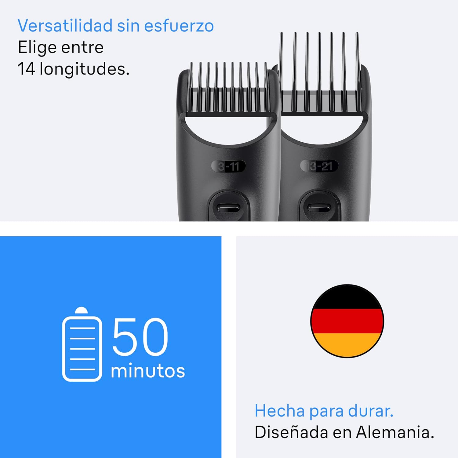 Thumbnail 5 de Braun AIO3565 Recortadora 14 longitudes 50 min