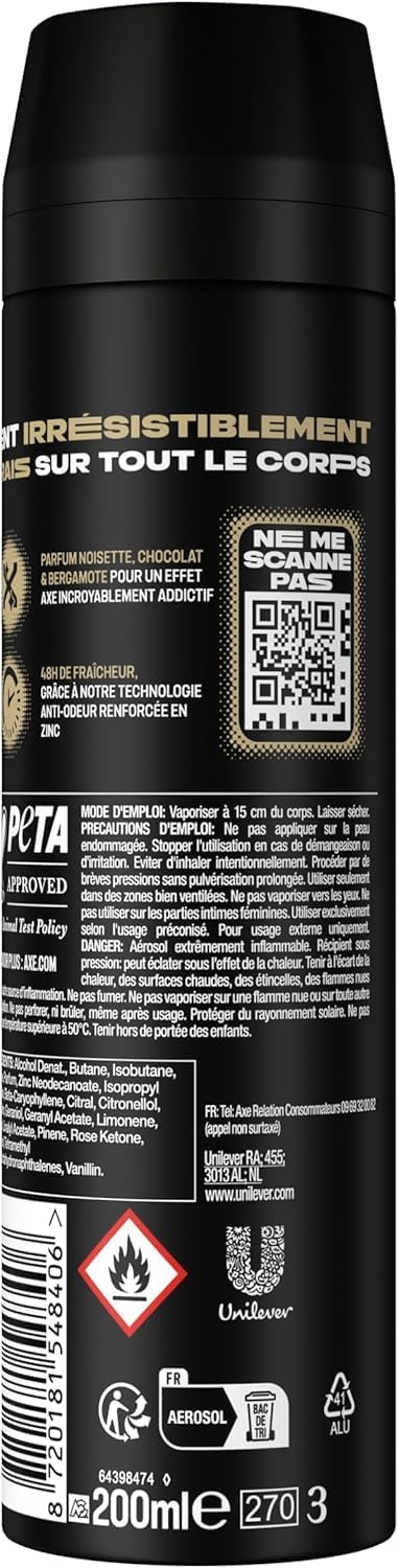 Thumbnail 6 de AXE Magnum Gold Caramel spray déodorant homme 6x200ml