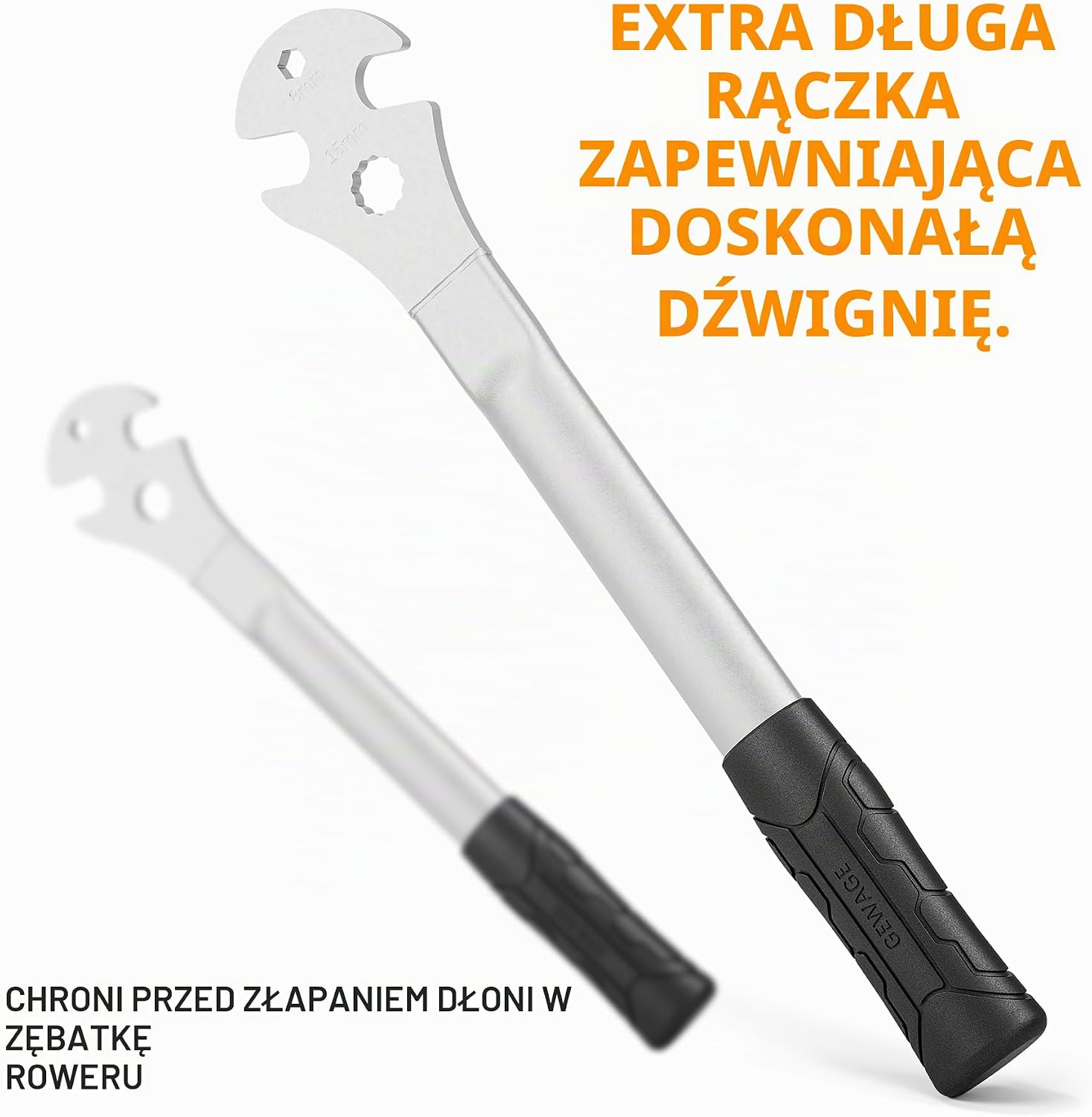 Thumbnail 6 de GEWAGE klucz do pedałów rowerowych 15 mm ze stali stopowej