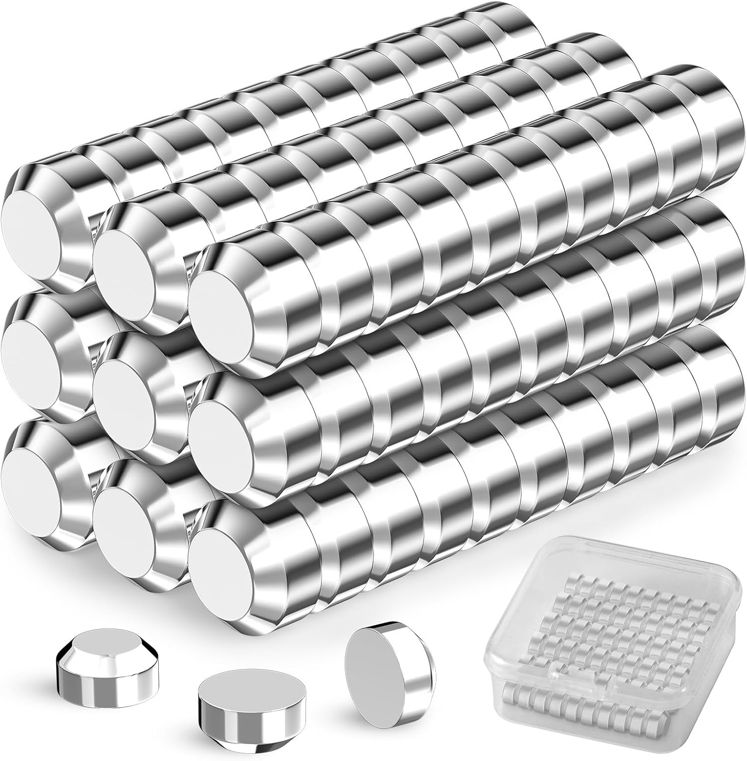 Oderra Imanes de Neodimio 6x3 mm 60 unidades
