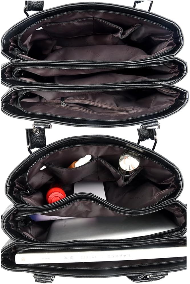 Thumbnail 3 de Sacmill Women's PU Leather Crossbody Bag — Medium with 3 Compartments