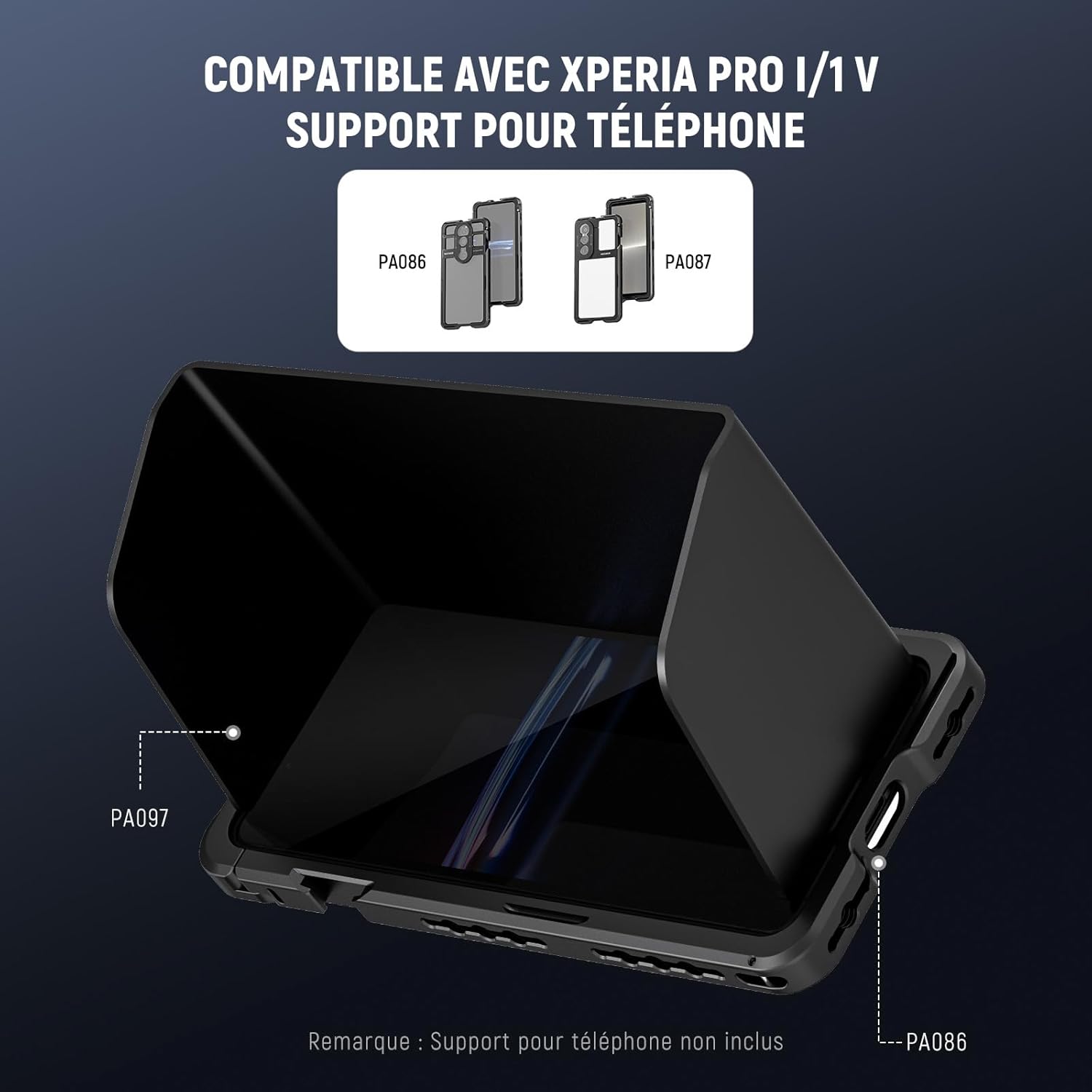 Detalle 2 de Pare-soleil NEEWER pour Sony Xperia PRO-1 ⚙