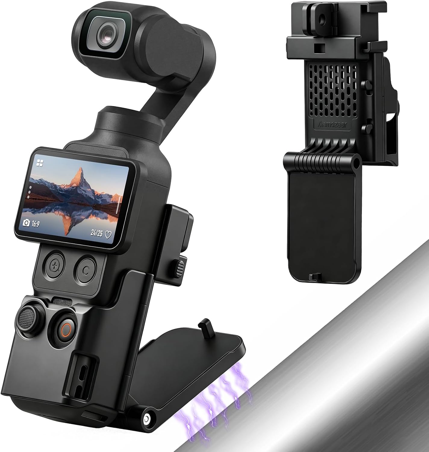 Detalle de AMAZEAR Magnetic Mount Stand for DJI Osmo Pocket 3