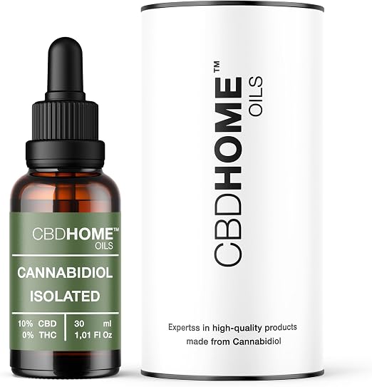 Detalle de CBD HOME Oils - Aceite CBD 10% 🥥 30ml Enriquecido con Omega 3-6-9