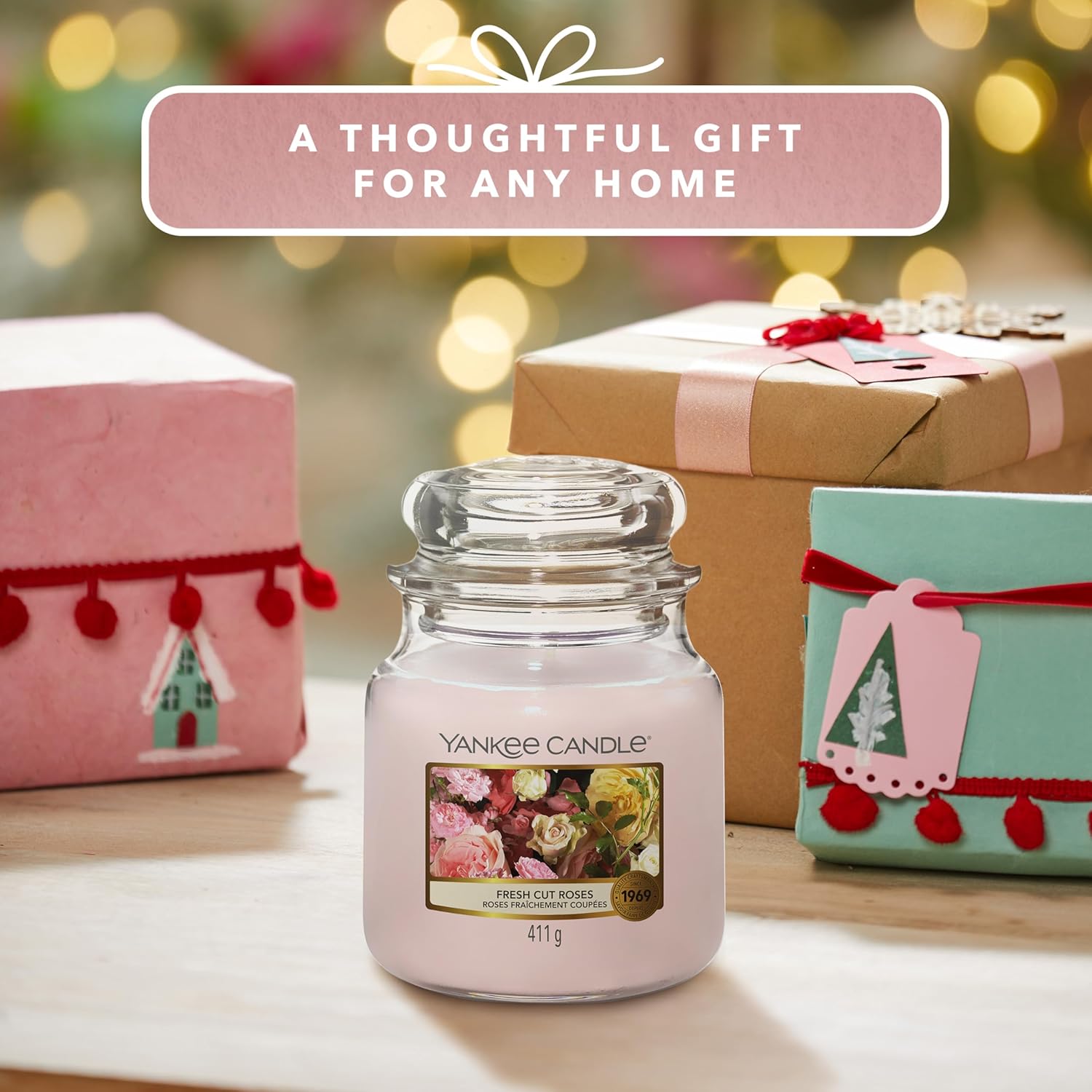 Thumbnail 4 de Yankee Candle Candela Rose 75 Ore 🕯
