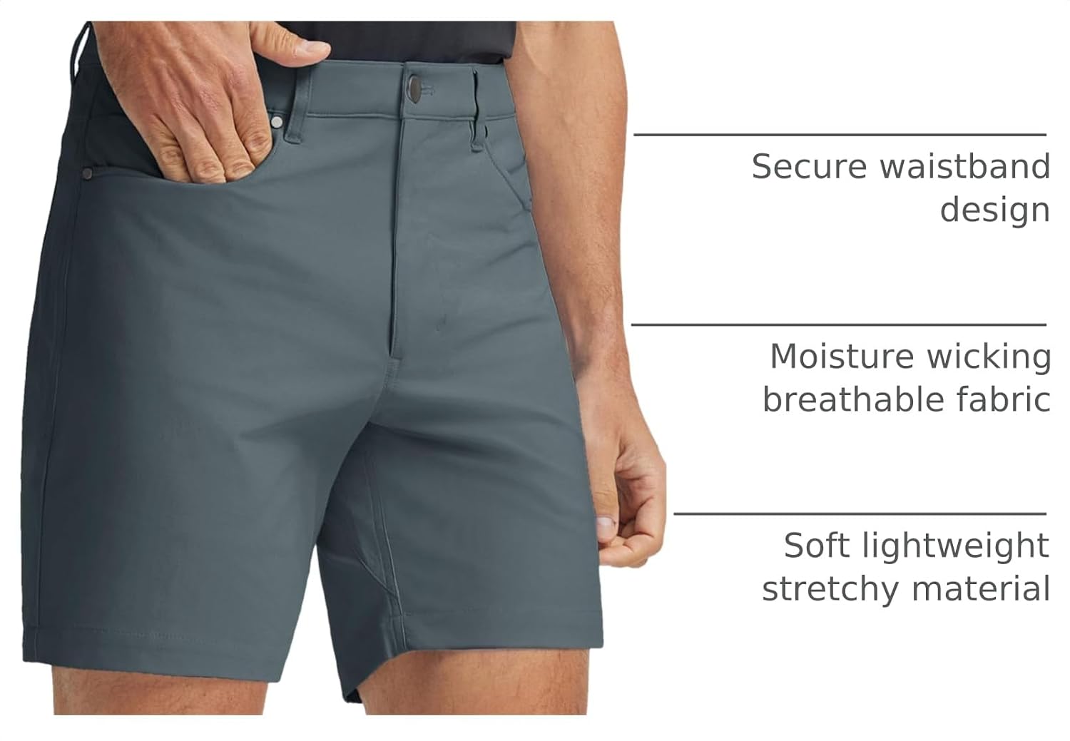 Detalle 2 de M MAELREG Golf Shorts 7" Inseam