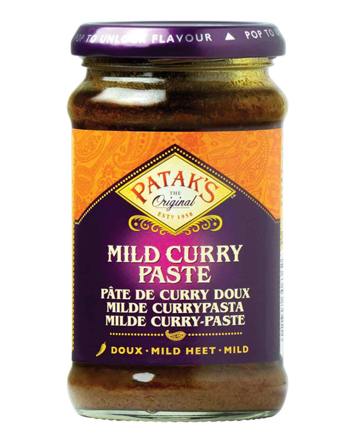 Detalle de PATAK'S Milde Currypaste – 6er Pack (6 × 283 g)