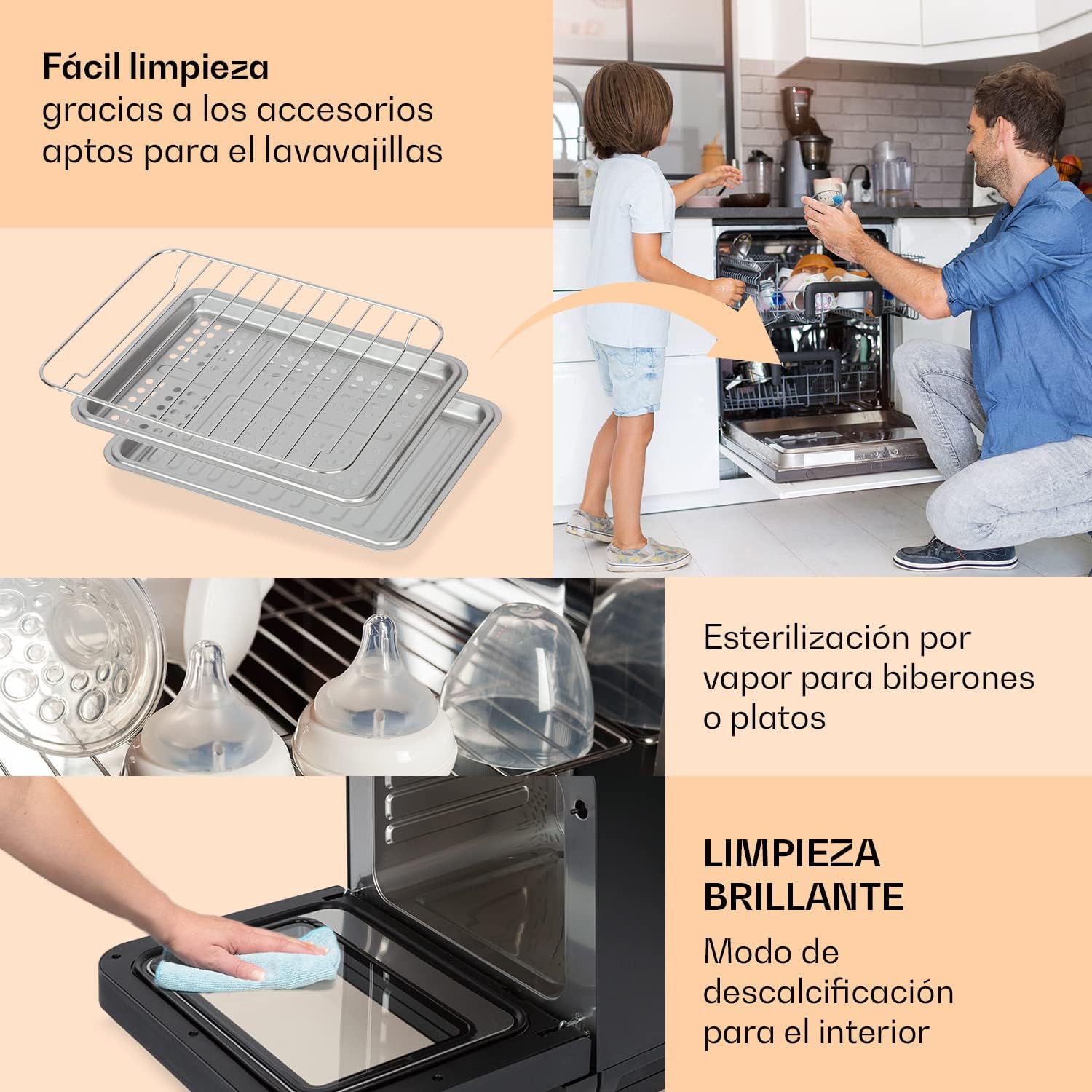 Detalle 2 de Klarstein Horno Freidora de Aire 2450W
