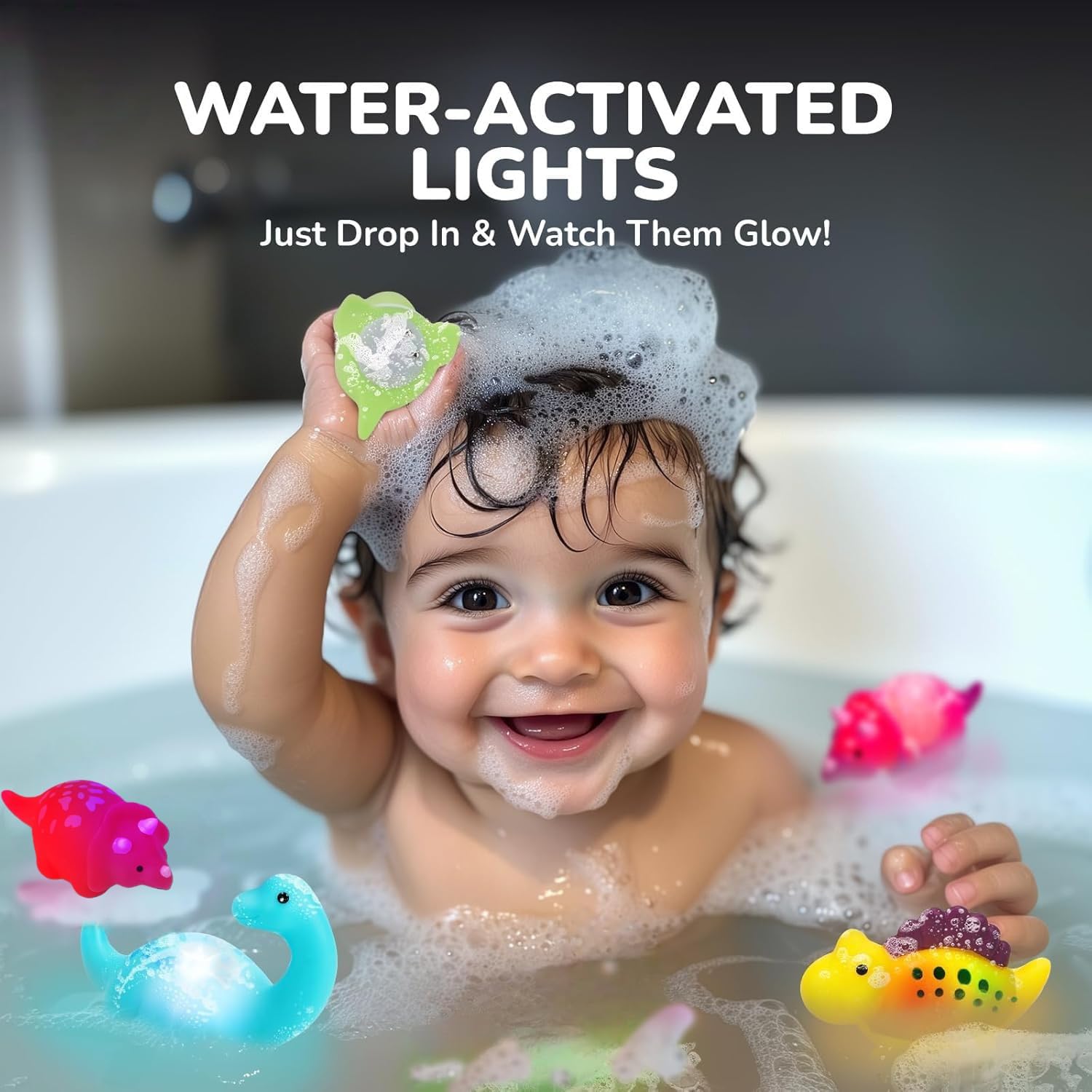 Thumbnail 1 de Muslecid Badespielzeug Set ohne Loch, 7-teilig – Wasserspielzeug & Sensorik für Baby ab 1 Jahr