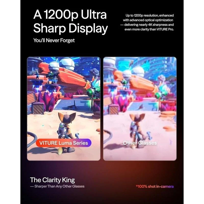 Thumbnail 3 de VITURE Luma XR con pantalla virtual de 146" (1200p, 1000 nits) y conexión USB-C con audio Harman