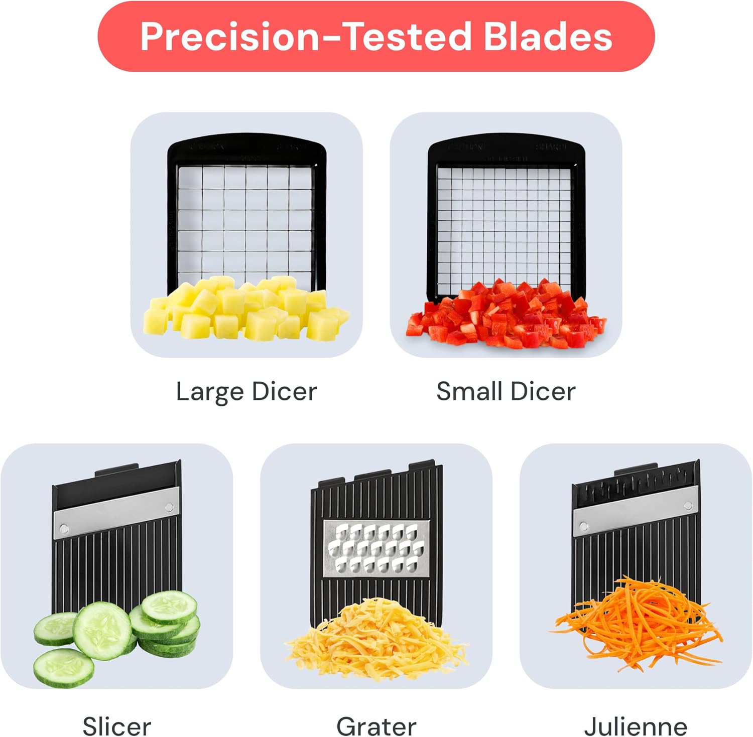 Detalle 2 de Fullstar Mandoline Slicer 6-in-1 vegetable slicer 🥒