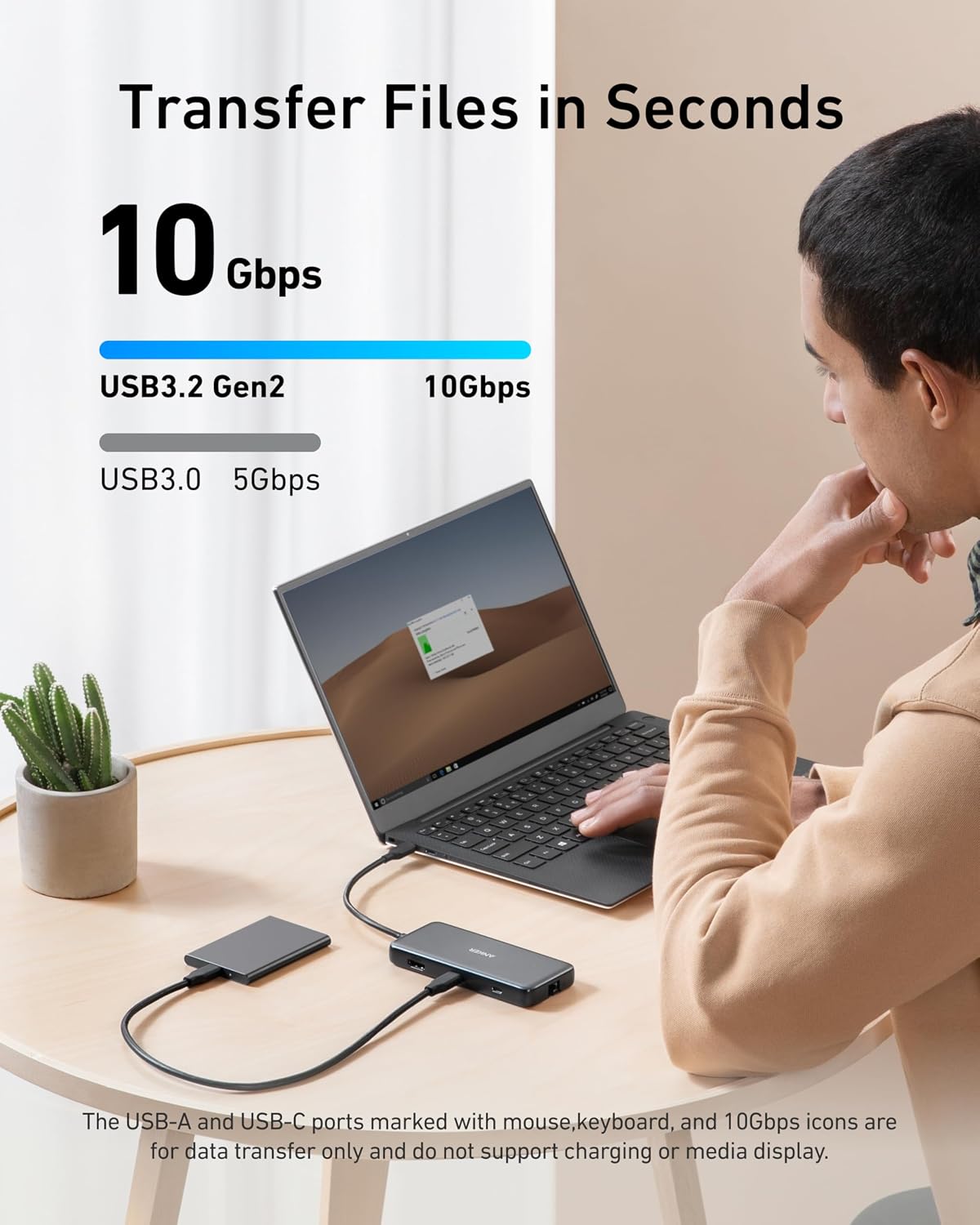 Detalle de Anker 8-in-1 USB-C hub