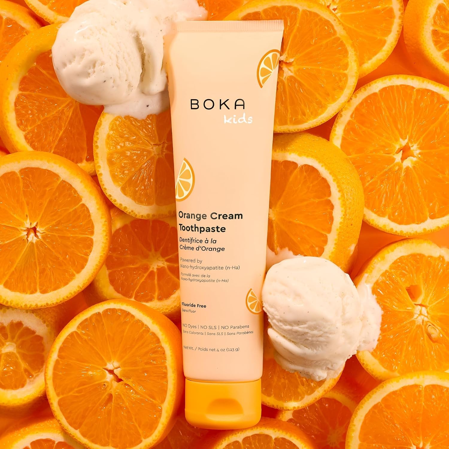 Detalle 2 de Boka Nano Hydroxyapatite Orange Cream 113g