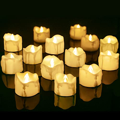 Detalle de daphomeu velas LED de té de 14 piezas