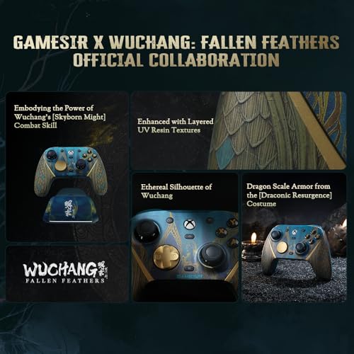 Thumbnail 3 de GameSir G7 Pro Wuchang: Fallen Feathers – Mando inalámbrico triple modo para Xbox, Windows y móvil