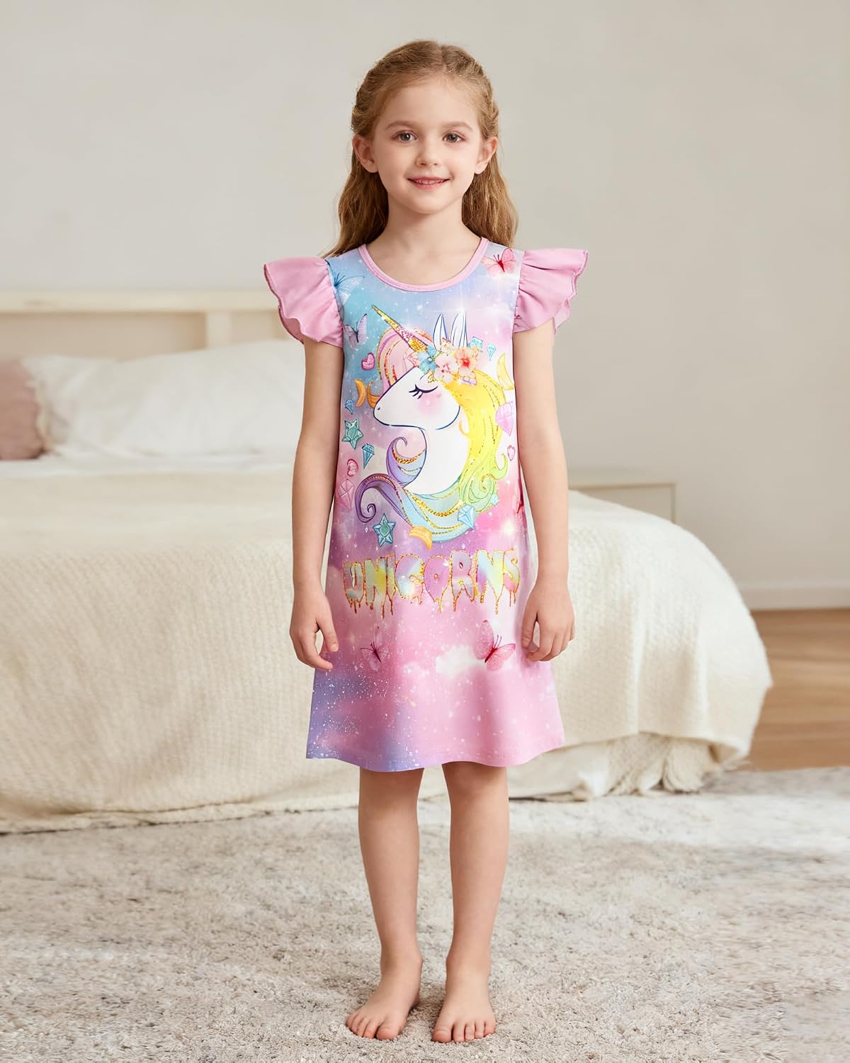 Detalle 2 de LQSZ Girls' Nightgowns, Polyester