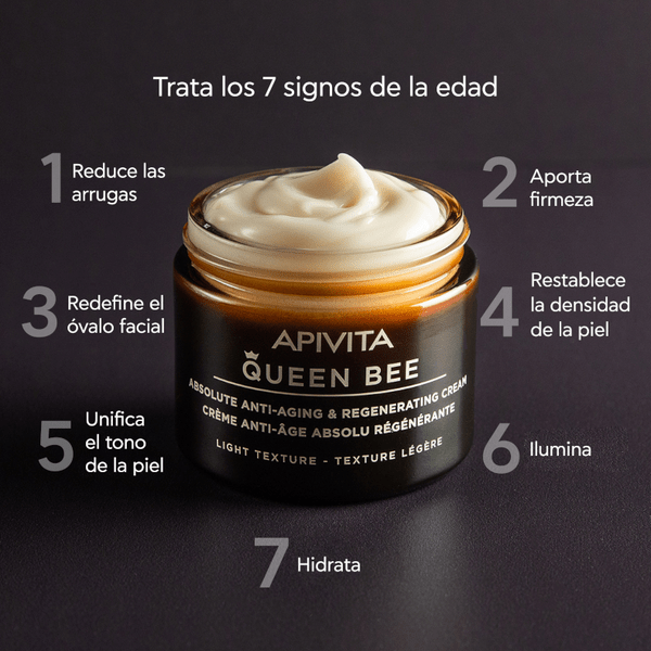 Thumbnail 1 de Apivita Queen Bee Crema Antiedad Ligera 50 ml 🐝