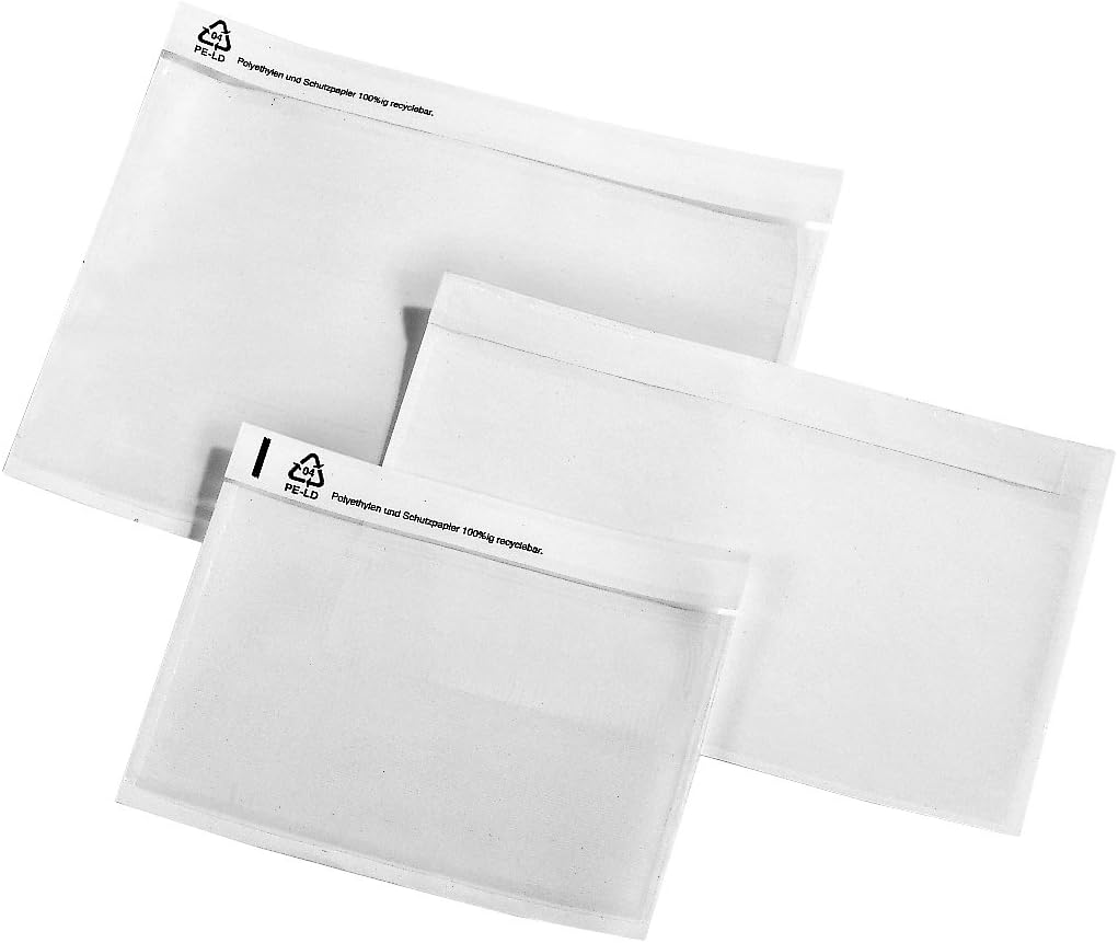 Thumbnail 1 de VELOFLEX 2060000 Versandtaschen DIN C6, selbstklebend, glasklar (PE-Folie, 55 my), 250 Stück