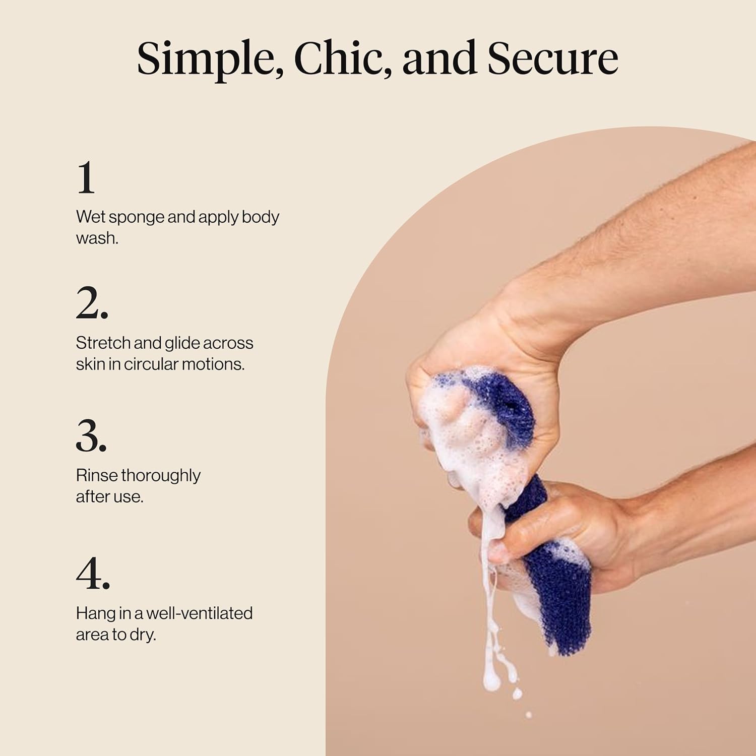 Thumbnail 6 de Kitsch African Net Sponge 3pcs – Exfoliating Body Scrubber for Gentle Daily Exfoliation
