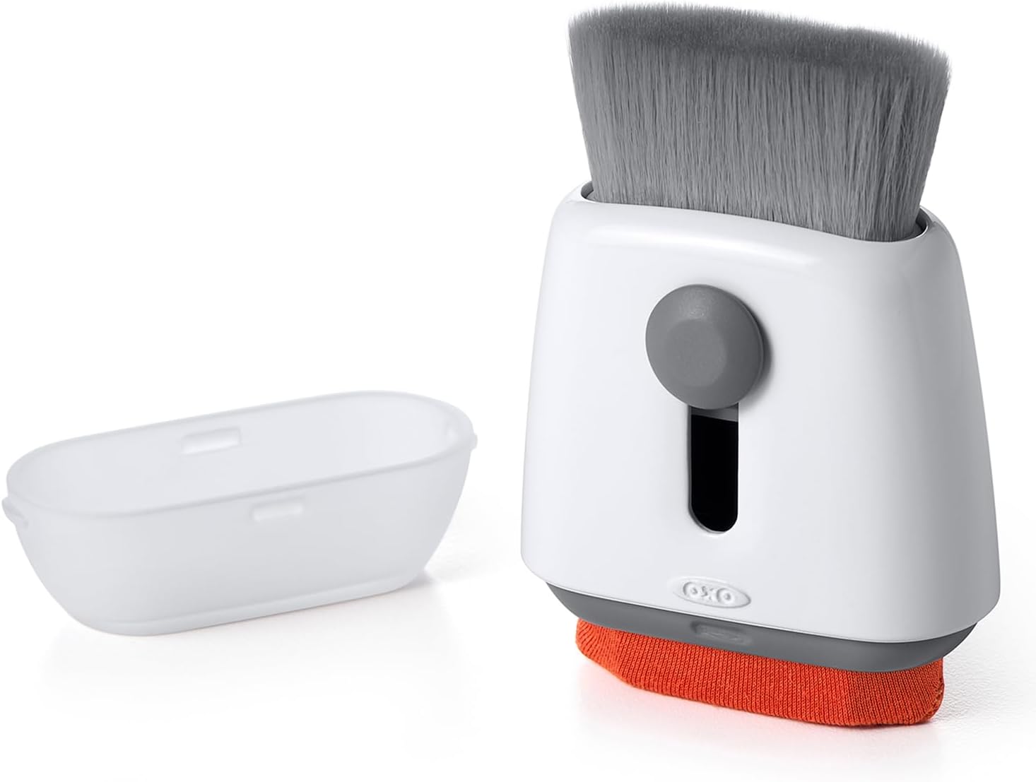 Detalle de OXO オクソー キーボード&液晶クリーナー スライド式ブラシ・マイクロファイバー一体型