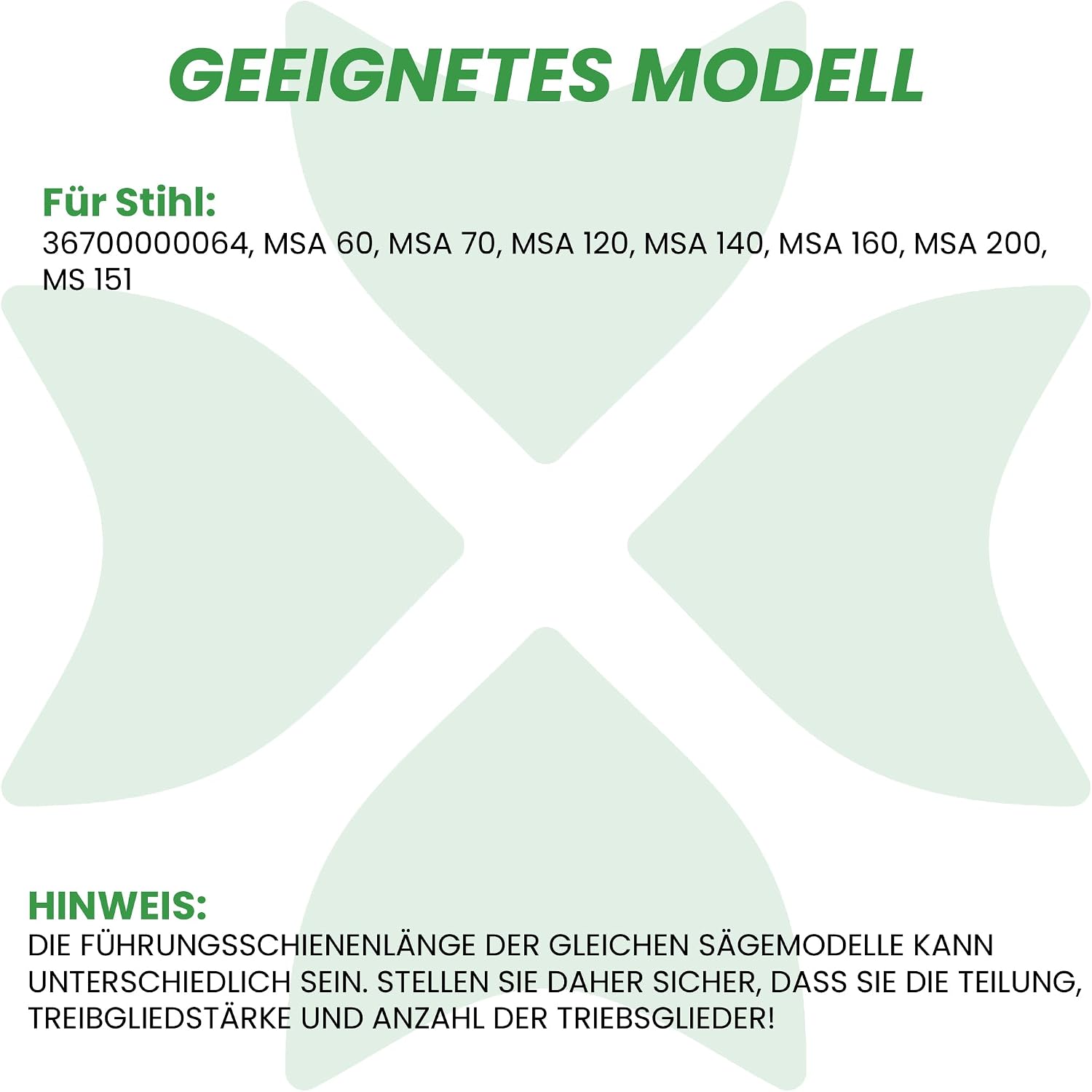 Detalle de BYANE Sägekette 30 cm 1,1 mm 3er-Pack