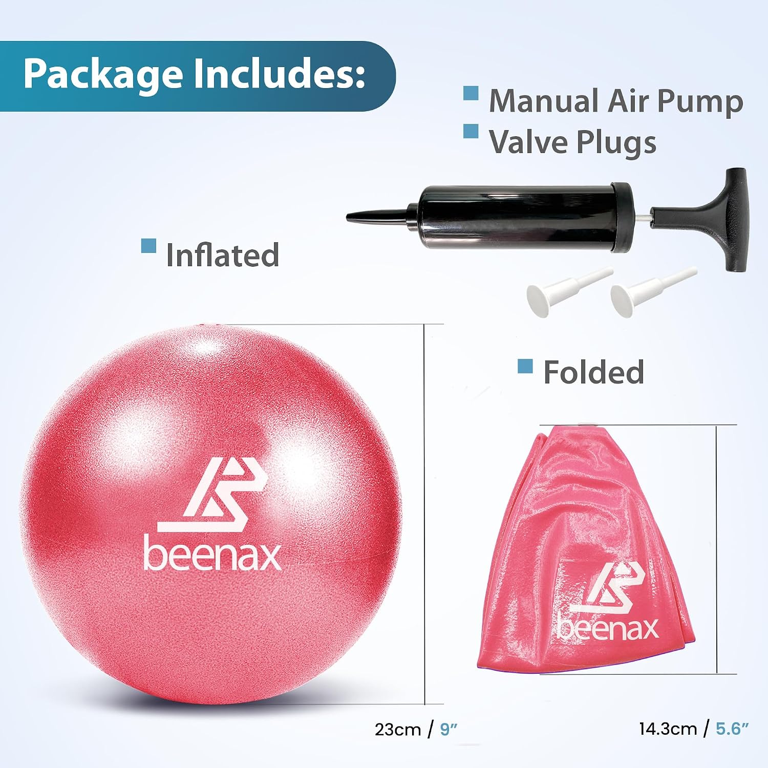 Thumbnail 1 de Beenax 23cm Soft Pilates Ball