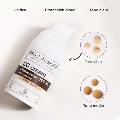 Thumbnail 2 de BELLA AURORA CC Cream Antimanchas SPF50+