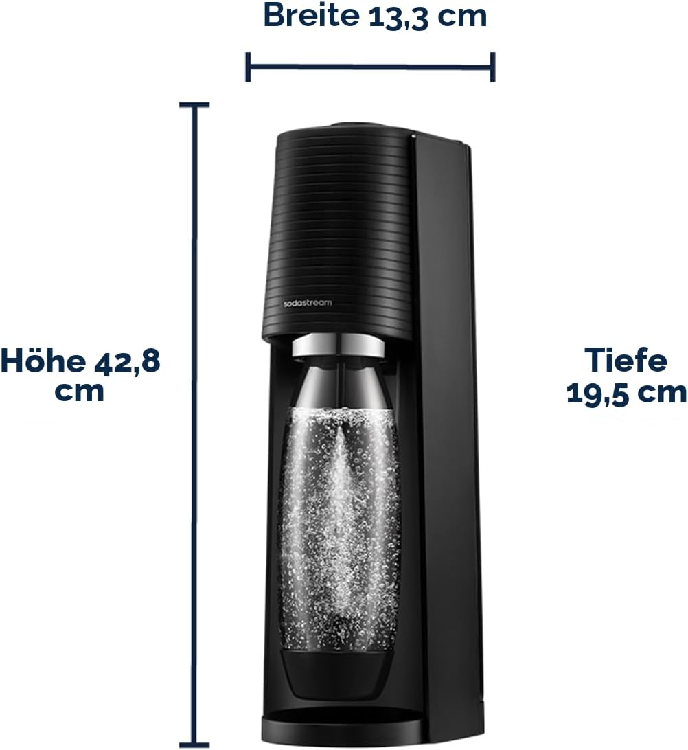 Detalle 2 de SodaStream TERRA Promopack Wassersprudler 44 cm 🥤