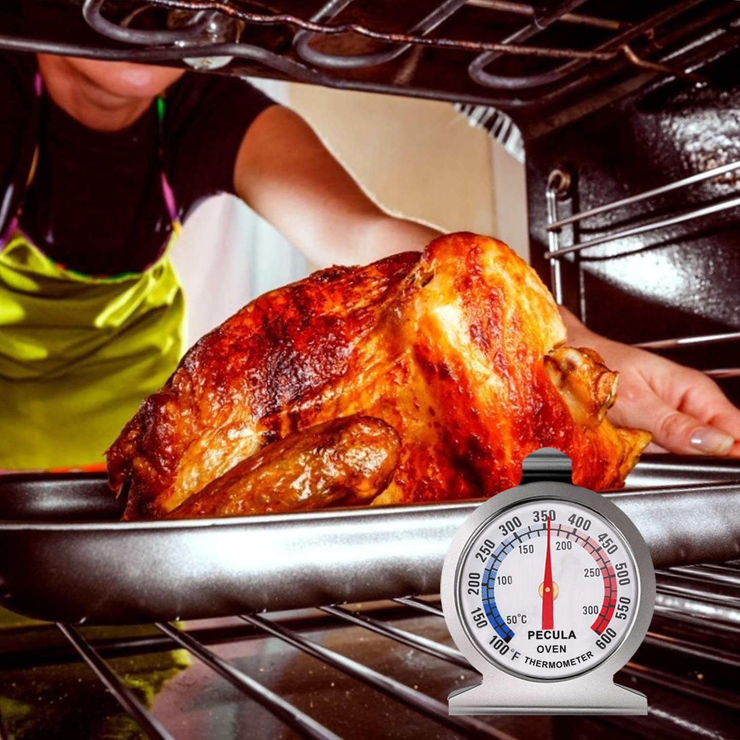 Thumbnail 6 de Oven Thermometer 50–300°C Instant Read Stainless Steel