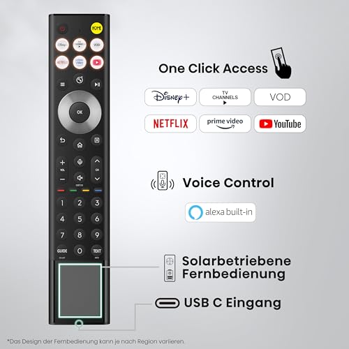 Thumbnail 10 de Hisense 55U7DS PRO Fernseher 55 Zoll – 4K UHD, Hi-QLED Mini LED Pro