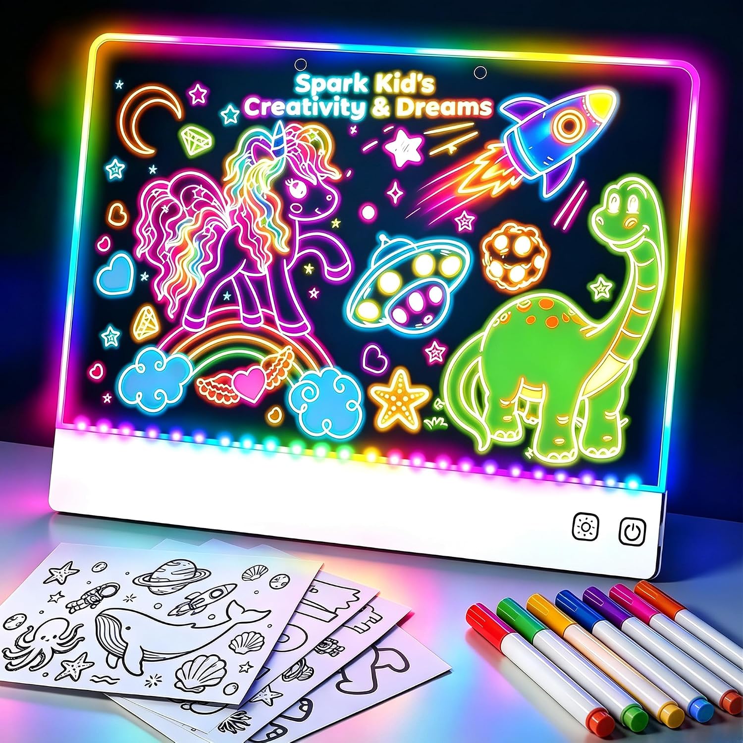 Detalle de FlyLily LED Drawing Board 16-inch