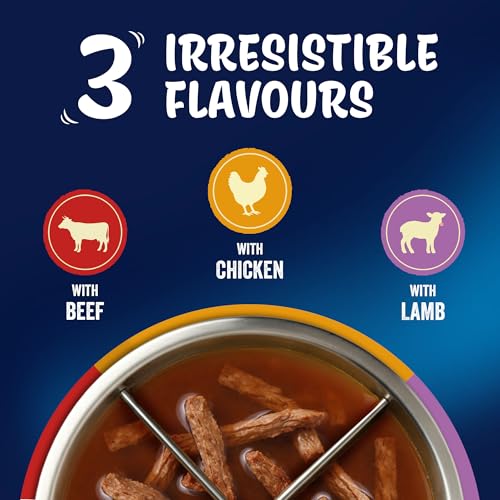 Detalle de FELIX Soup Tender Strips Farm Selection Wet Cat Food 6x48g (Pack of 8)