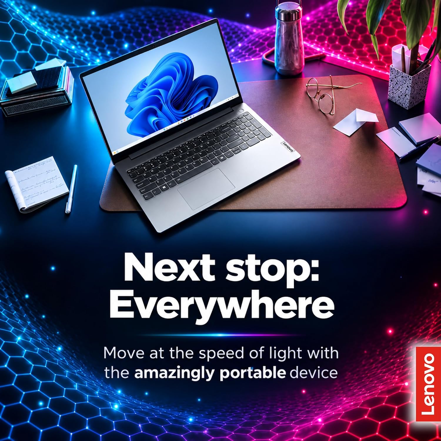 Detalle de Lenovo IdeaPad Slim 3 15 Laptop, 15.6-Inch FHD Display, 8GB RAM, Intel N150