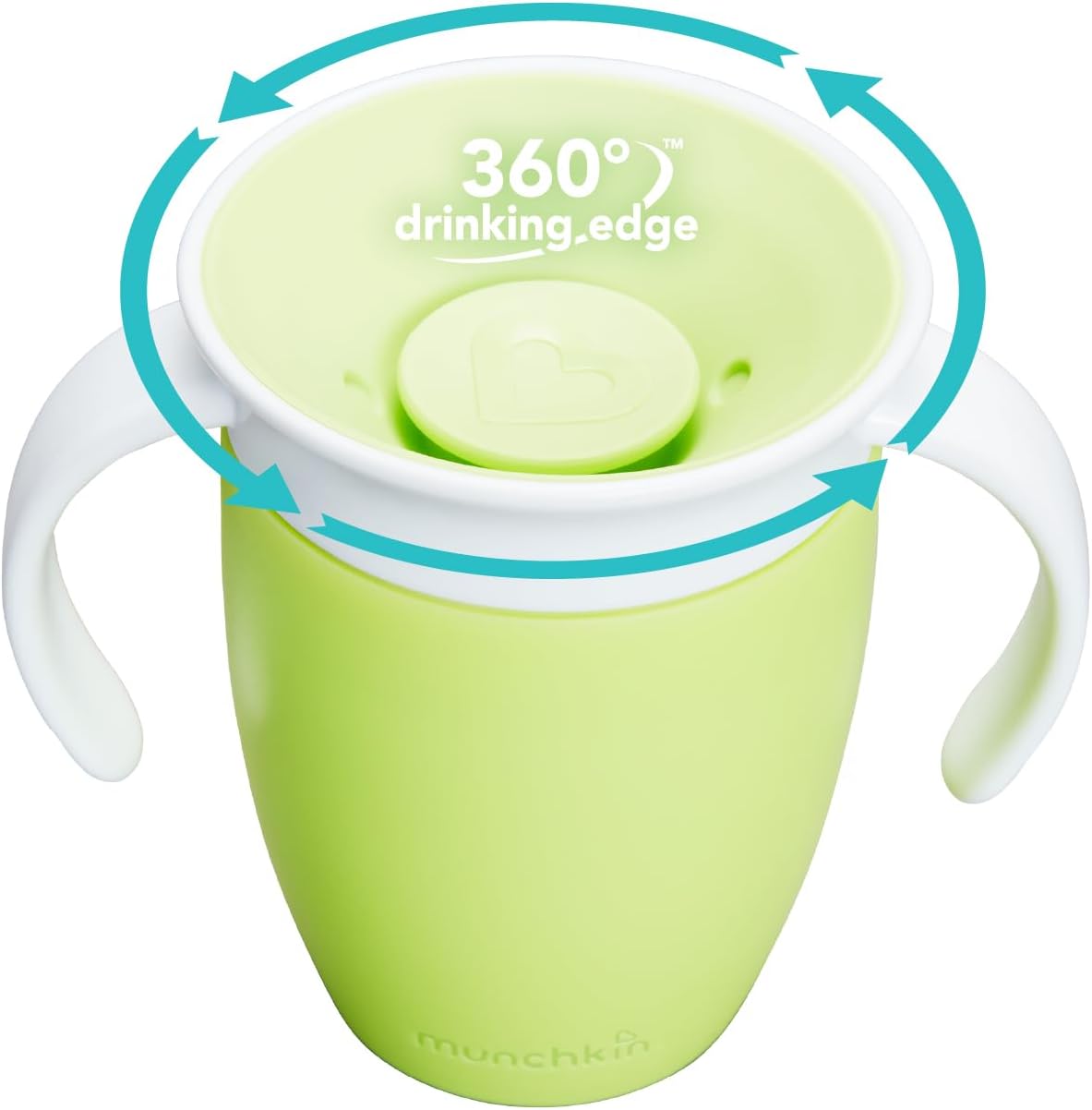 Thumbnail 1 de Munchkin Miracle 360 2 Pack Sippy Cup Set (207ml) – Leakproof, with Handles, Blue/Green