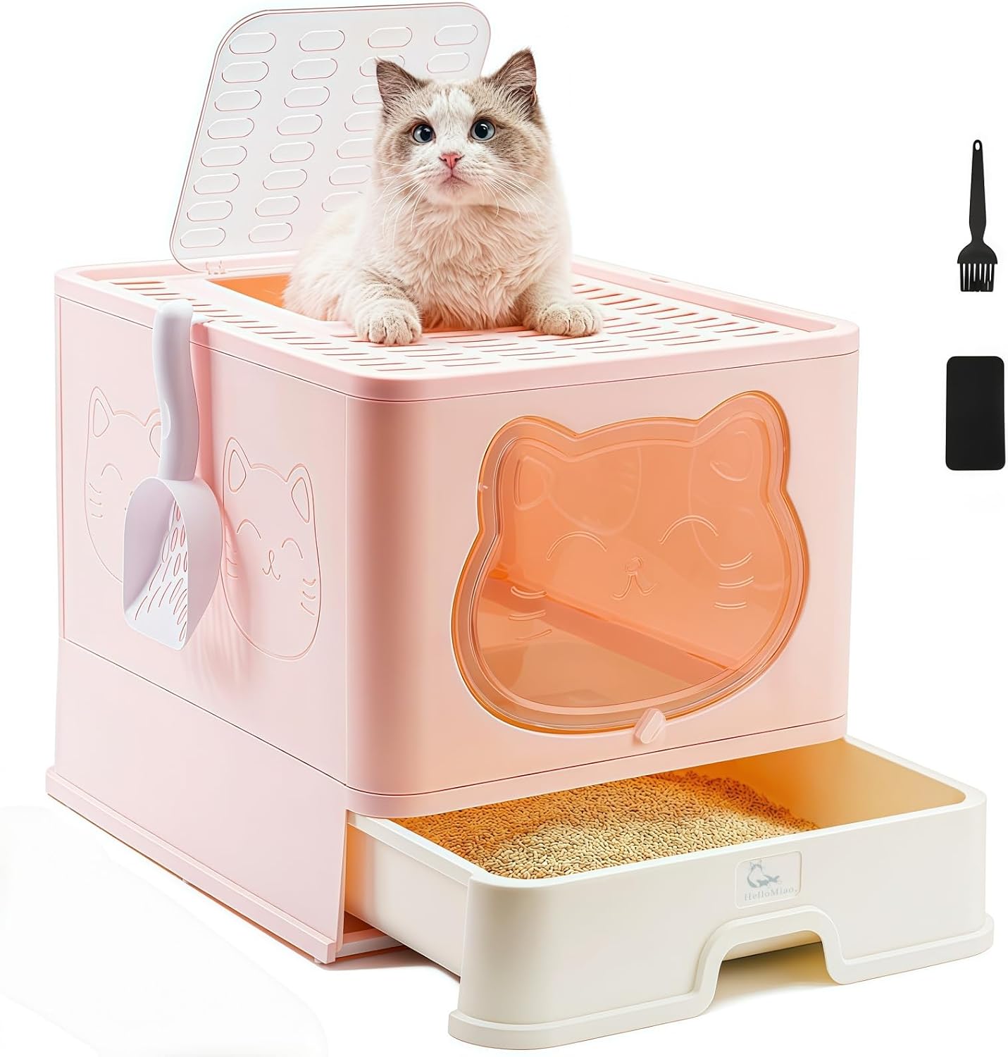 Thumbnail 6 de HelloMiao Vollständig Geschlossene Katzentoilette 13 cm