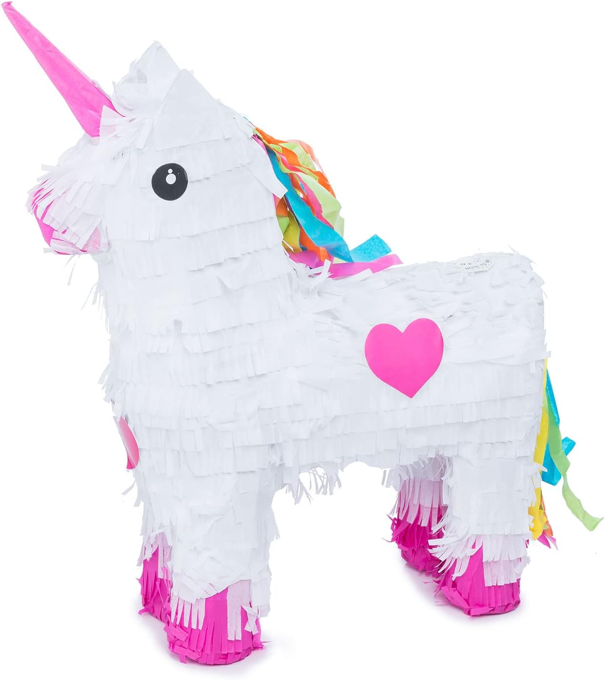 Detalle de Pinata Party-Dekoration Einhorn – Befüllbar mit Süßigkeiten für Kindergeburtstag und Hochzeit