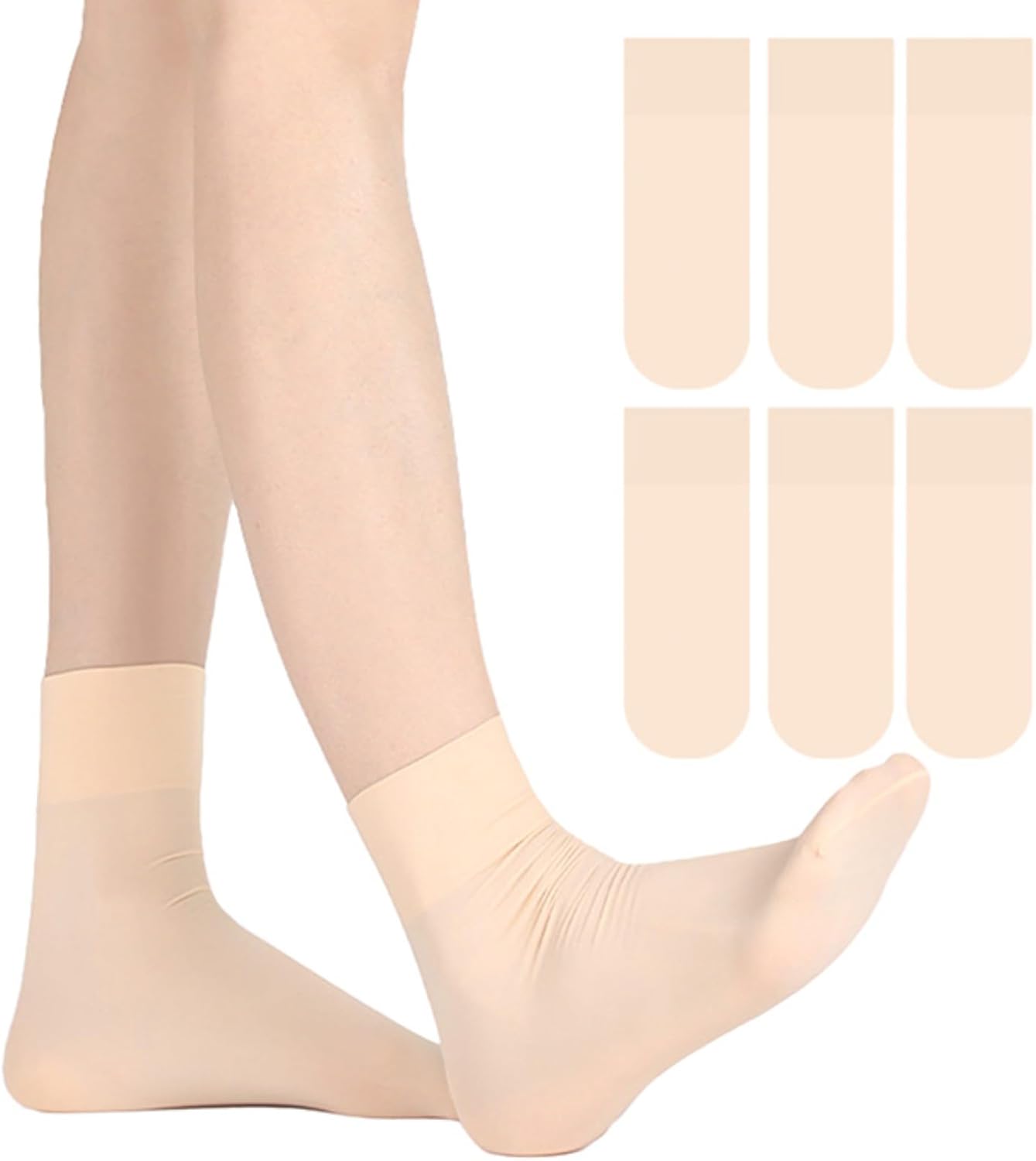 Thumbnail 6 de Girls Ballet Socks Multi-Packs (3 or 5), Seamless, Breathable Knit for Kids