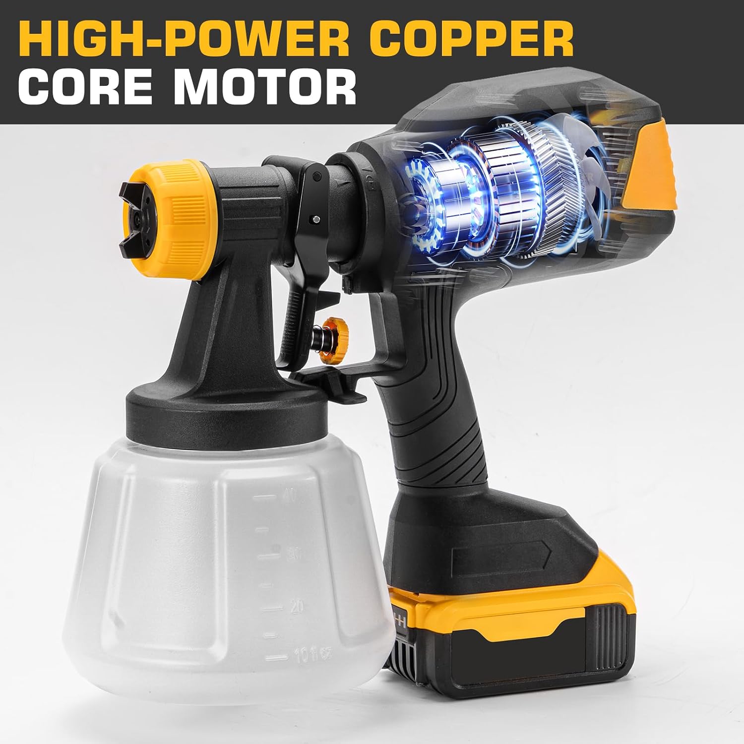 Detalle de Cordless Paint Sprayer with 1,300 mL Container