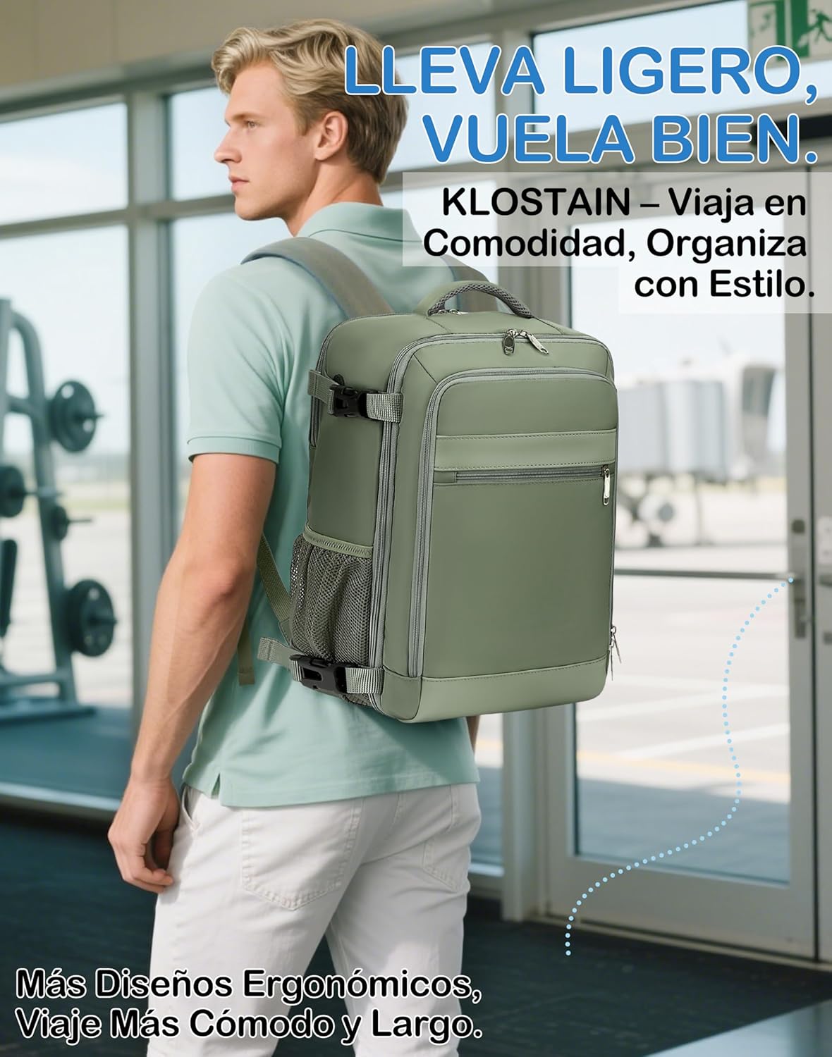 Thumbnail 5 de KLOSTAIN Mochila Viaje Cabina 30L