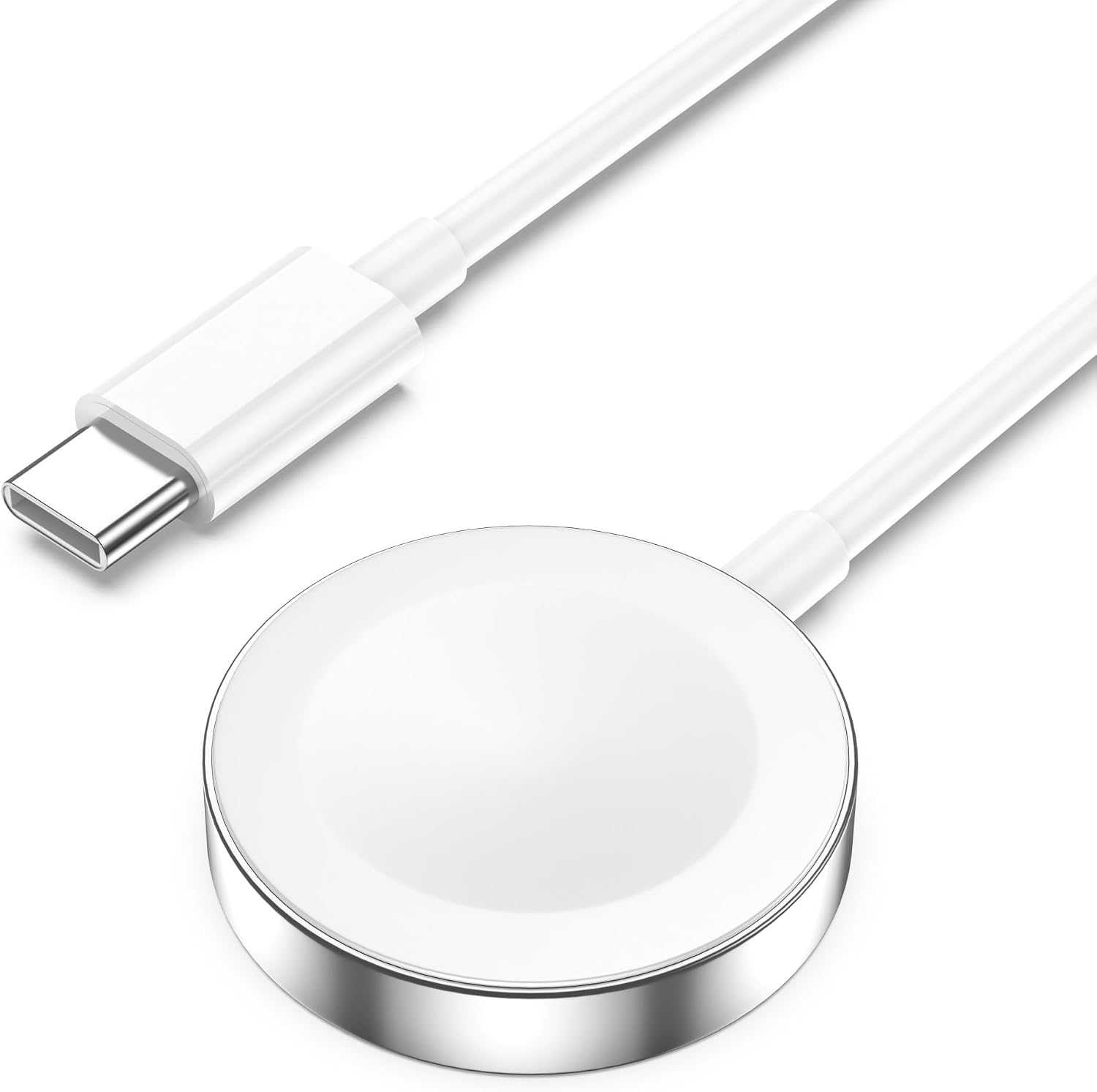 Detalle de Caricatore magnetico USB-C da 1 m per Apple Watch: ricarica rapida, portatile e compatibile con Series 10/9/8/7/6/5/4, Ultra 2 e SE