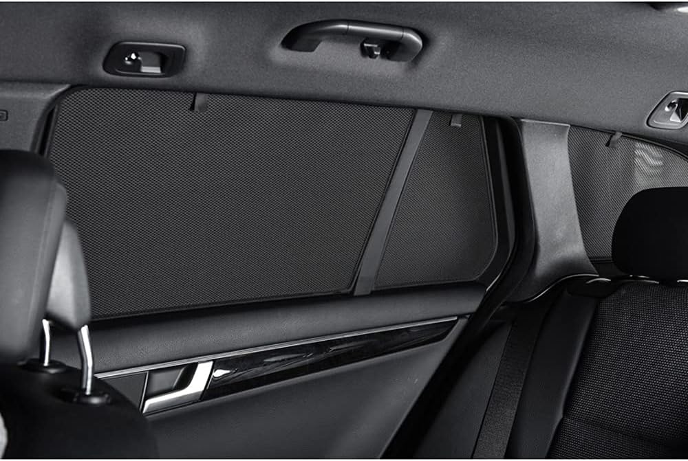 Detalle de Satz Car Shades kompatibel mit Skoda Kamiq 2019- (6-teilig) in Schwarz