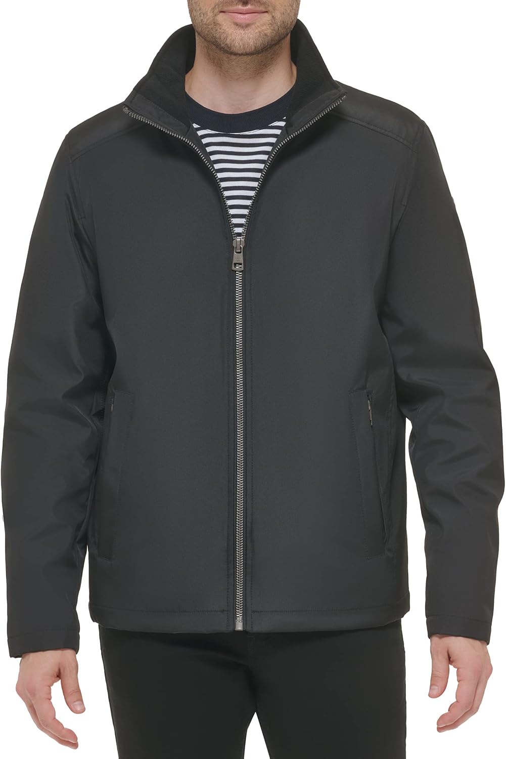 Detalle de Calvin Klein Stand Collar Poly Jacket