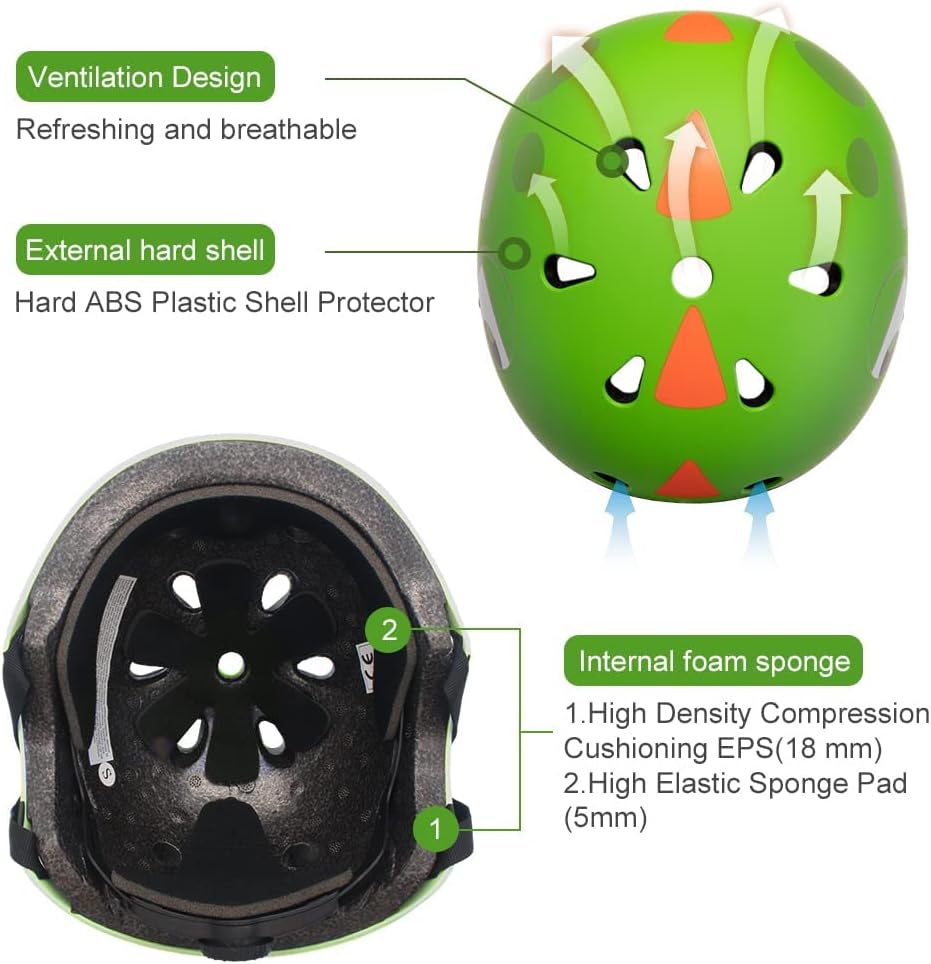 Thumbnail 5 de Kids Helmet Boys Girls Lightweight Bike Helmet with Multi-Sport Protection (2–5 Years)