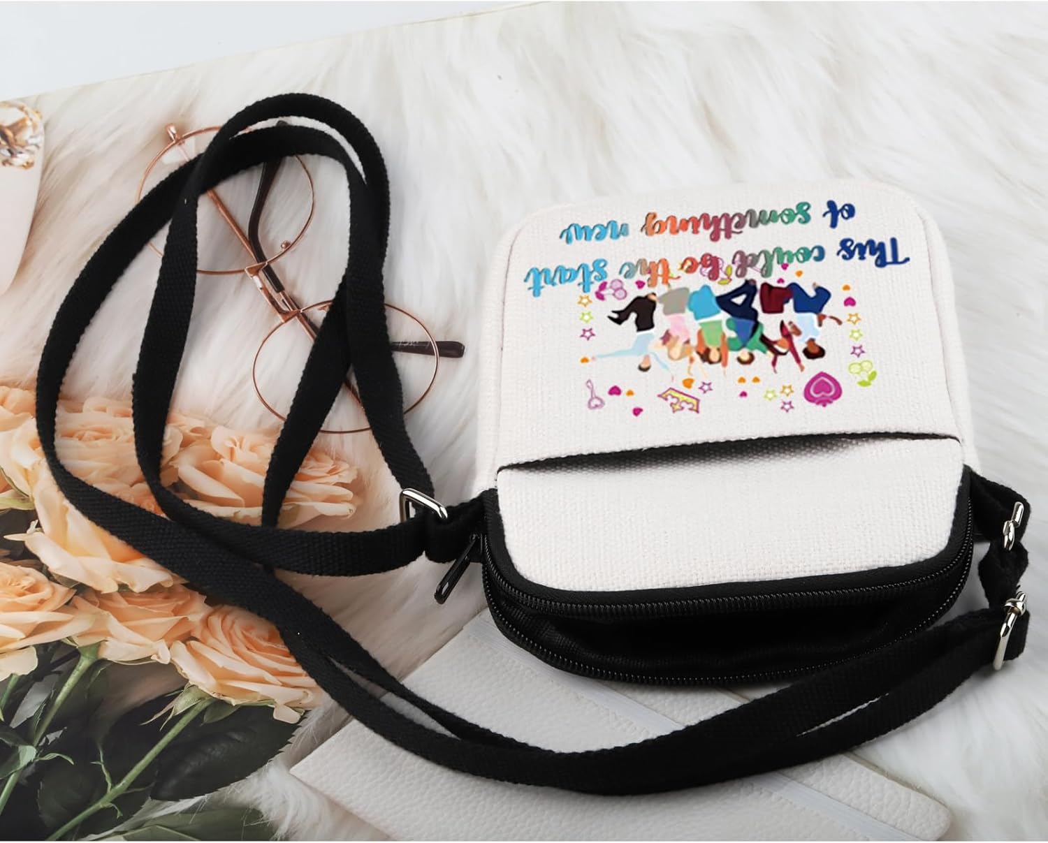 Detalle de PXTIDY High School Musical Inspired Crossbody Bag – This Could Be The Start of Something